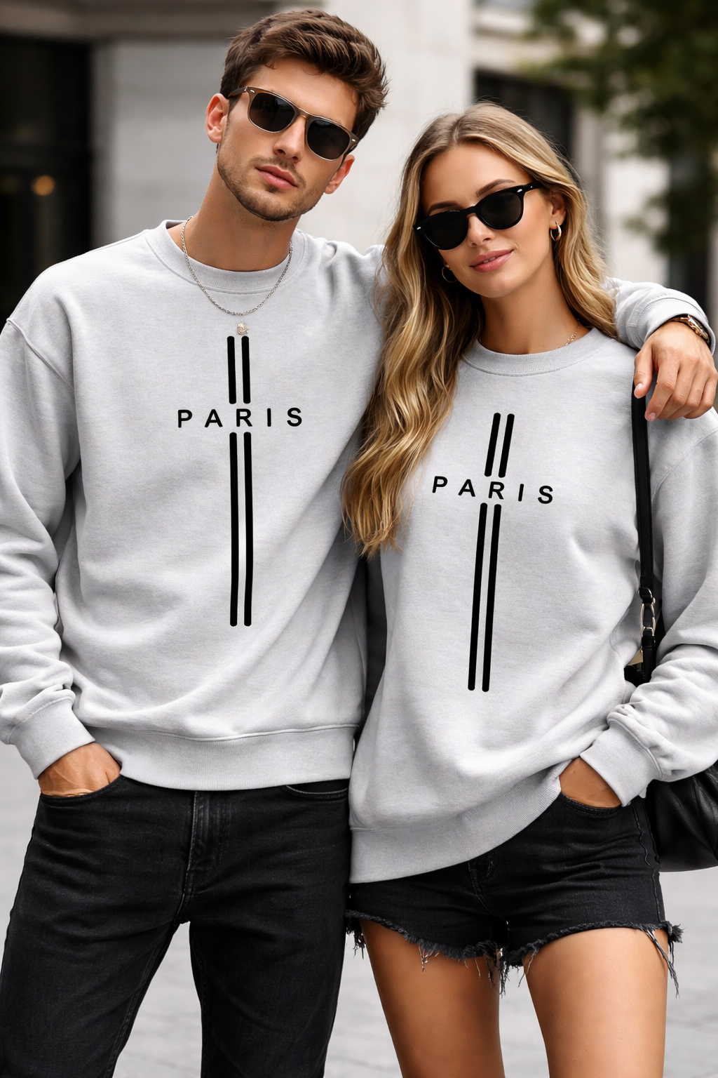 Moletom Minimalista Paris – Streetwear Unissex Premium